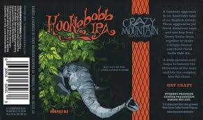 Crazy Mountain Hookiebobb IPA