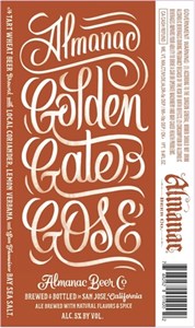 Almanac Brewing Co. - Golden Gate Gose