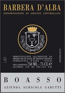 Franco Boasso Barbera d'Alba 2008
