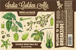 Breakside Brewery - India Golden Ale - Imperial IPA 22oz