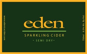 Eden Sparkling Semi-Dry Cider 375ml