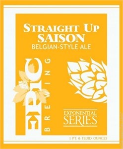 Epic Brewing Straight Up Saison